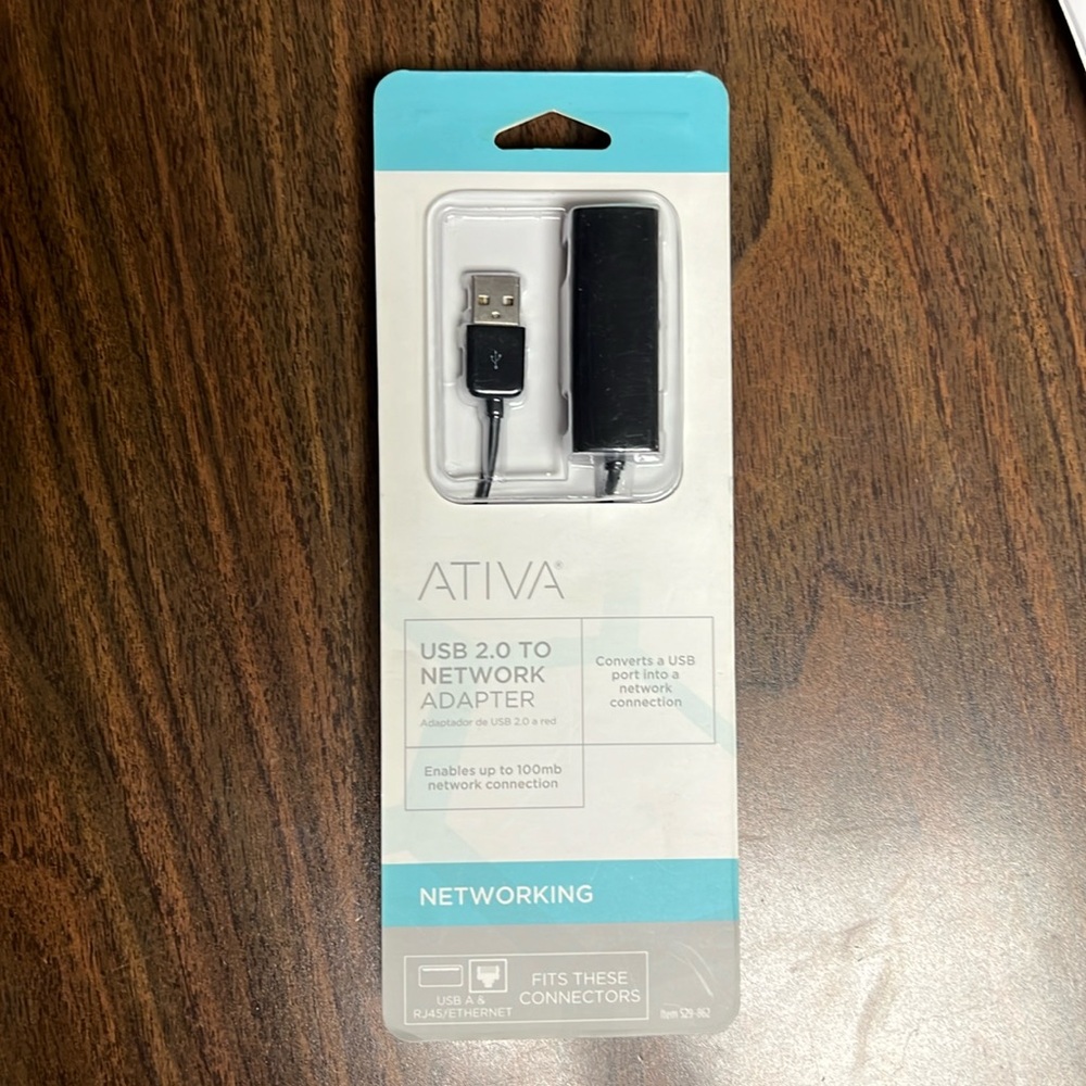 NIB Ativa USB 2.0 to Network Adapter